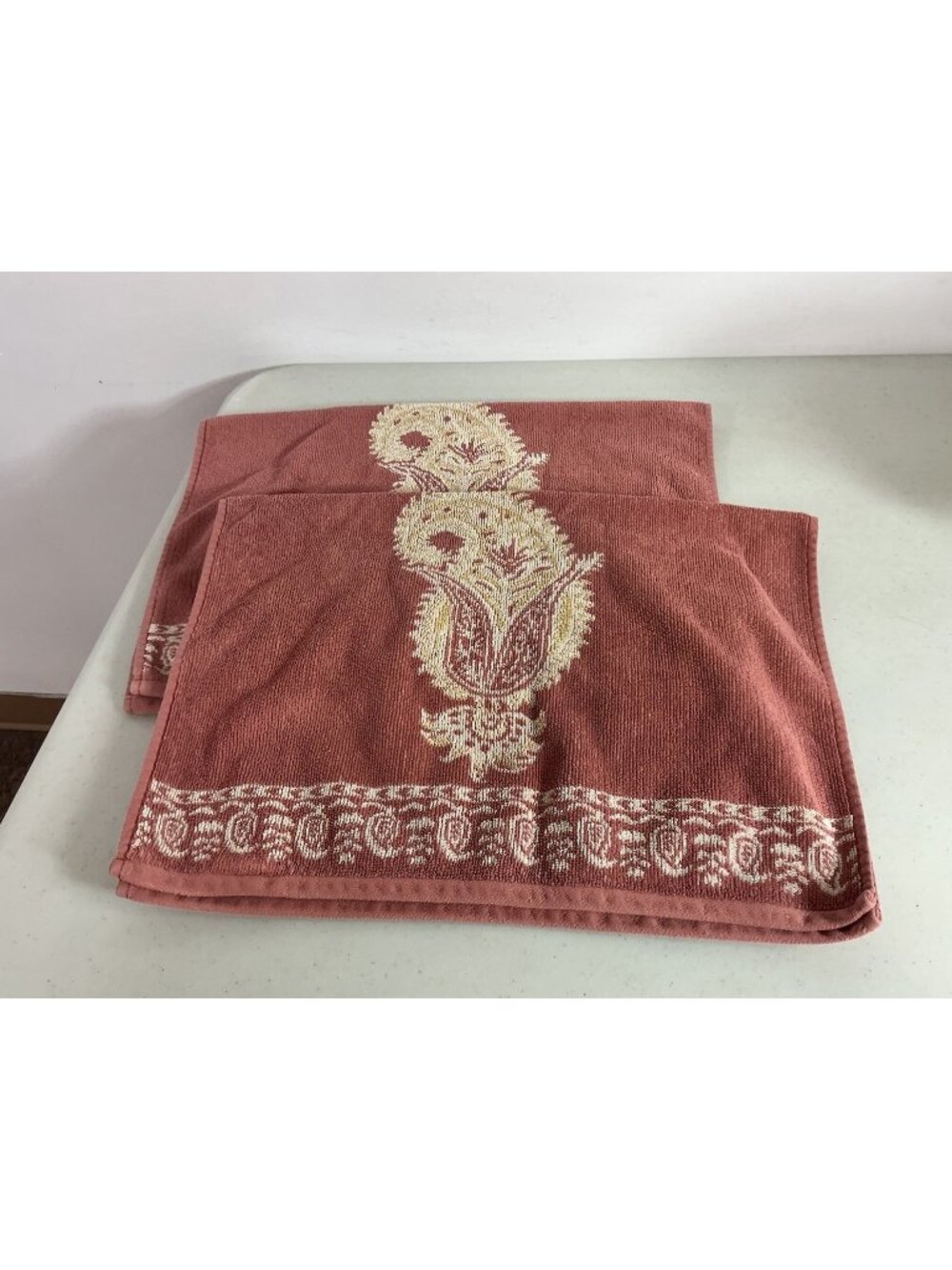 Pottery Barn Hand Towels Lot of Two